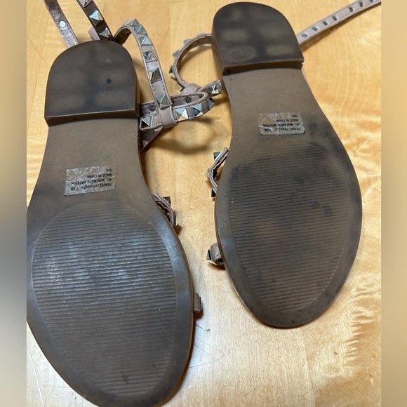 Steve Madden Nude studded stripy gladiator sandal - Picture 6 of 8